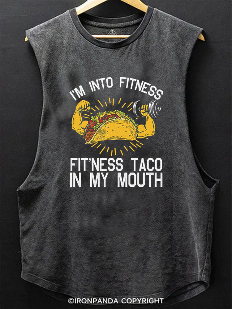 fit this taco in my mouth Scoop Bottom Cotton Tank