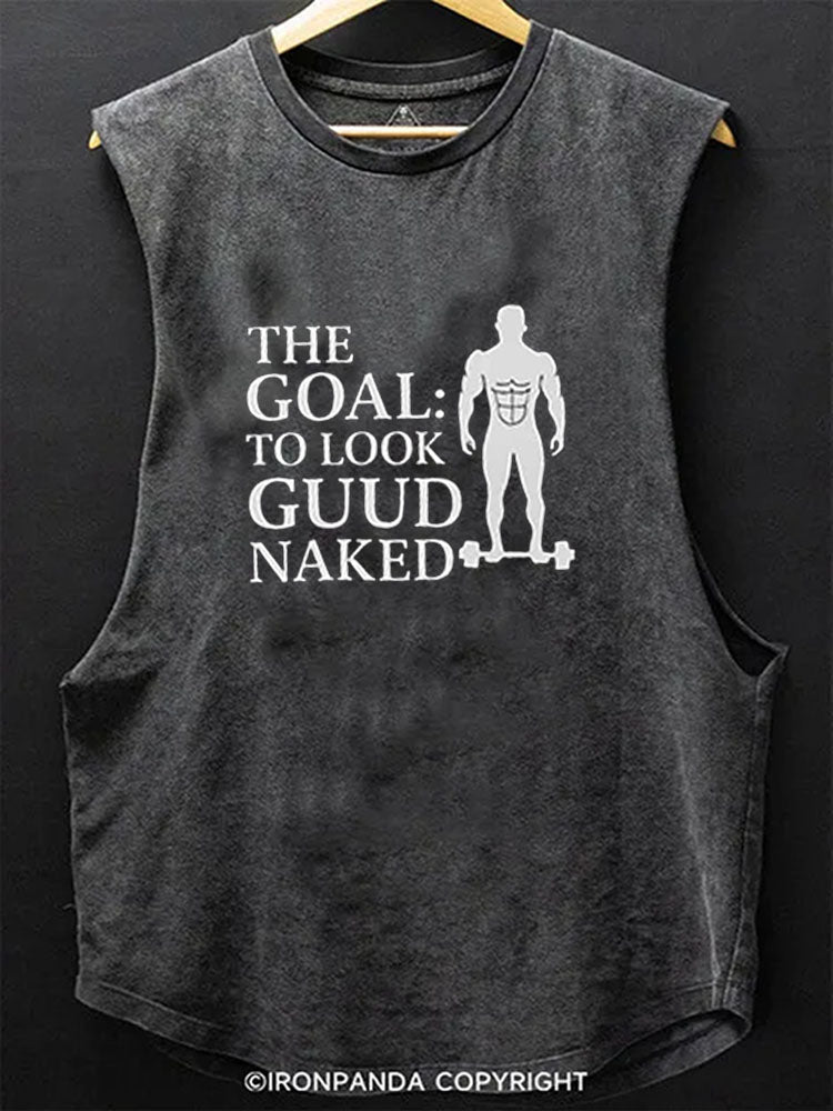 THE GOAL: TO LOOK GUUD NAKED Scoop Bottom Cotton Tank