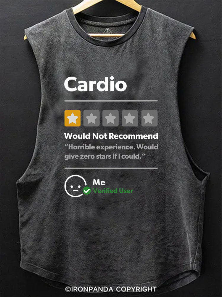 Cardio 1 Star Would Not Recommend Scoop Bottom Cotton Tank