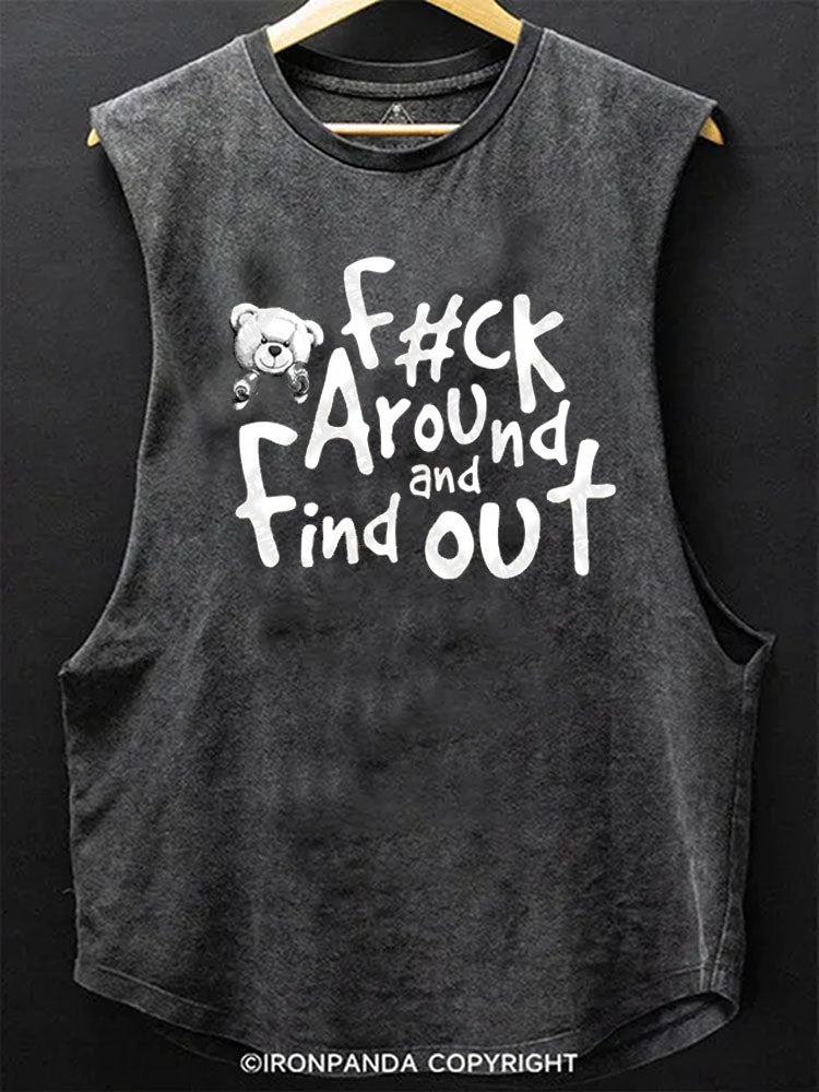 F#ck around and find out Scoop Bottom Cotton Tank