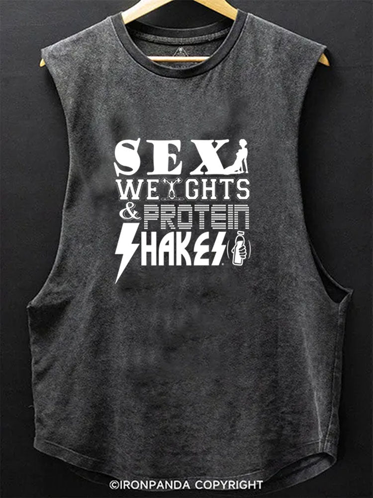 SEX WEIGHTS Scoop Bottom Cotton Tank