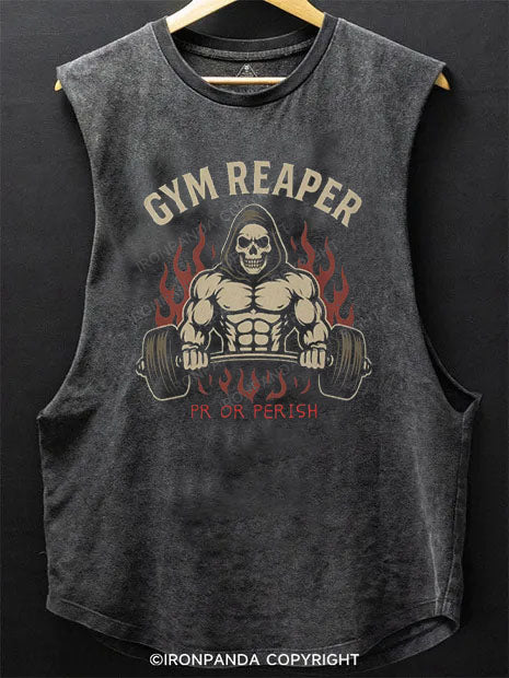 PR OR PERISH Scoop Bottom Cotton Tank