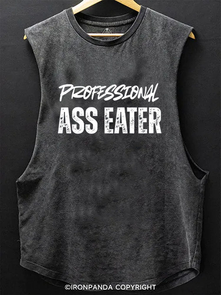 PROFESSIONAL ASS EATER Scoop Bottom Cotton Tank