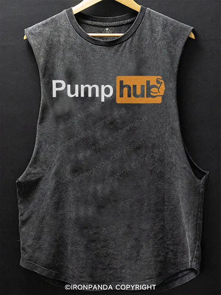 Pump Hub Scoop Bottom Cotton Tank