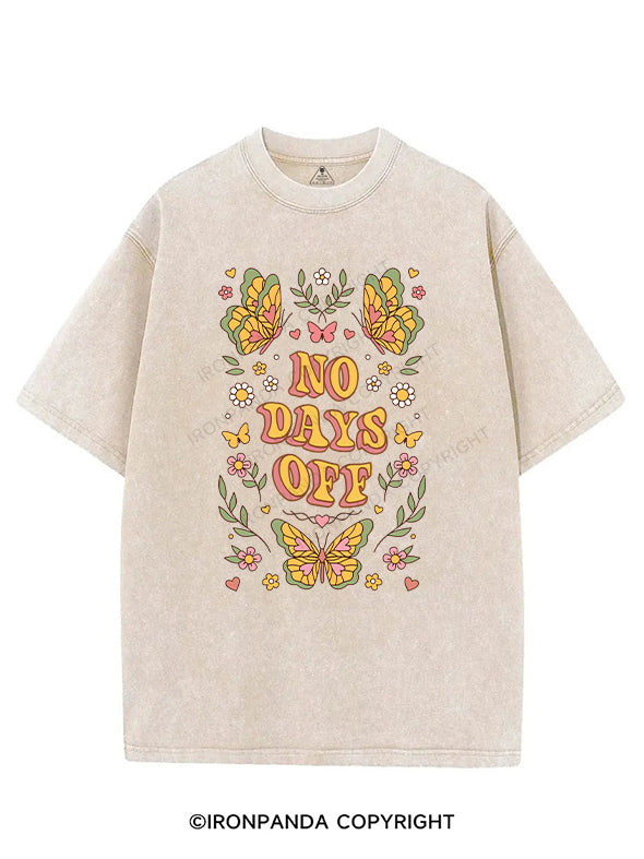 NO DAYS OFF VINTAGE GYM SHIRT