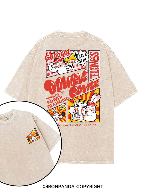 Let’s Get Fit!! printed Gym Shirt