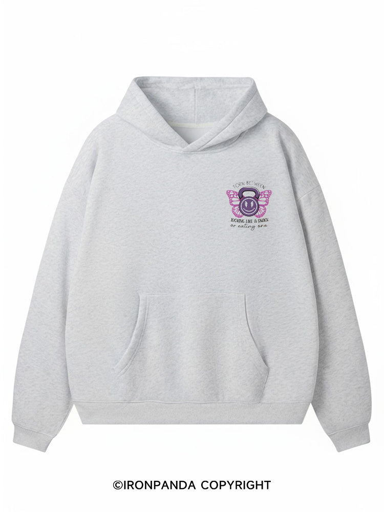 LOOKING LIKE A SNACK or EATING ONE Premium Fleece Gym Hoodie