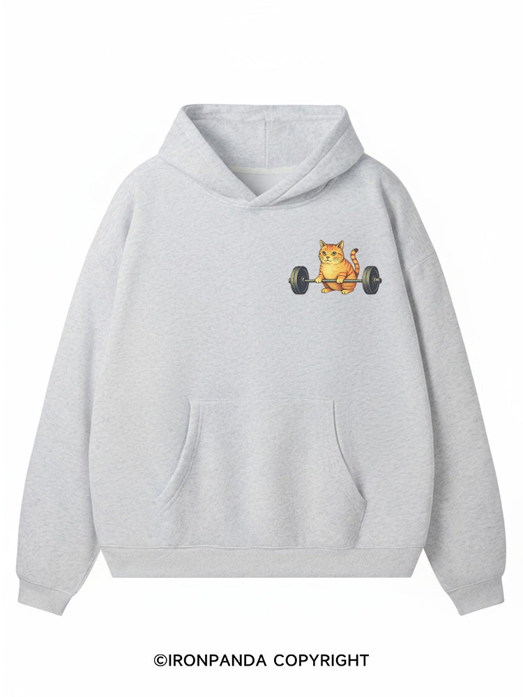 DIDDLY IS THE ONLY SQUAT YOU’LL CATCH ME DOING Premium Fleece Gym Hoodie