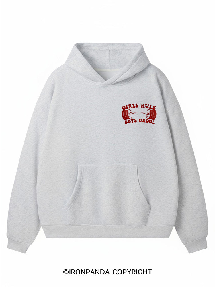 She’s a ten but she lifts more than you Premium Fleece Gym Hoodie