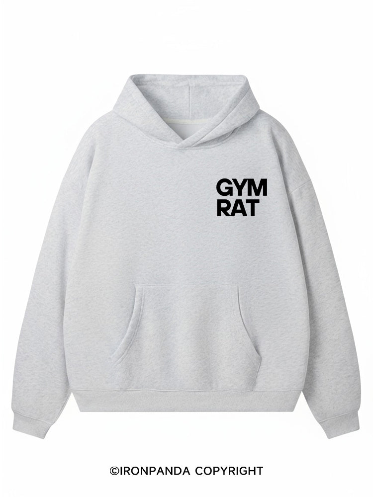 GYM RAT Premium Fleece Gym Hoodie