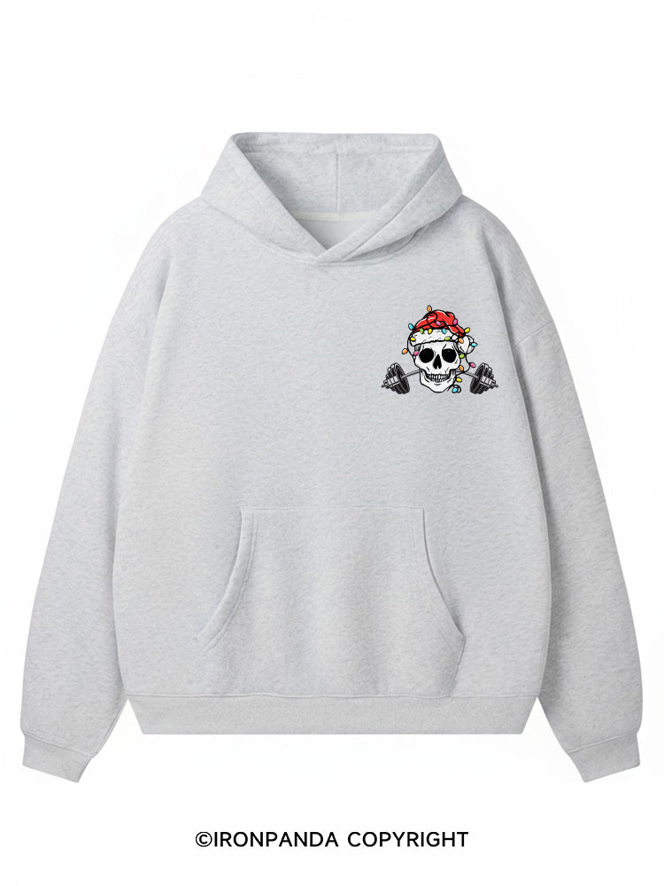 DEAD INSIDE CHRISTMAS Premium Fleece Gym Hoodie