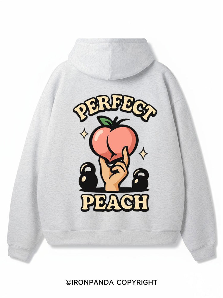 Perfect Peach Premium Fleece Gym Hoodie