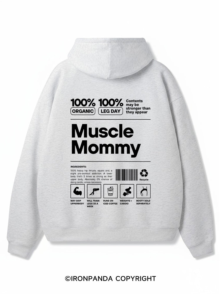 Muscle Mom Premium Fleece Gym Hoodie