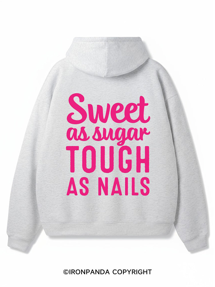 Sweet as sugar tough as nails Premium Fleece Gym Hoodie
