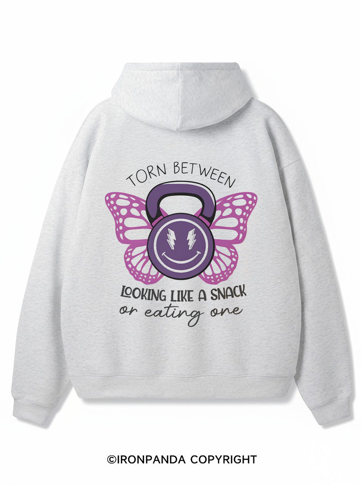 LOOKING LIKE A SNACK or EATING ONE Premium Fleece Gym Hoodie