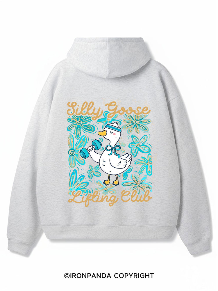 Silly Goose Lifting Premium Fleece Gym Hoodie
