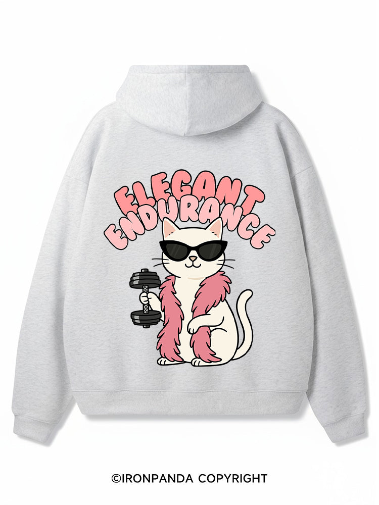 ELEGANT ENDURANCE Premium Fleece Gym Hoodie