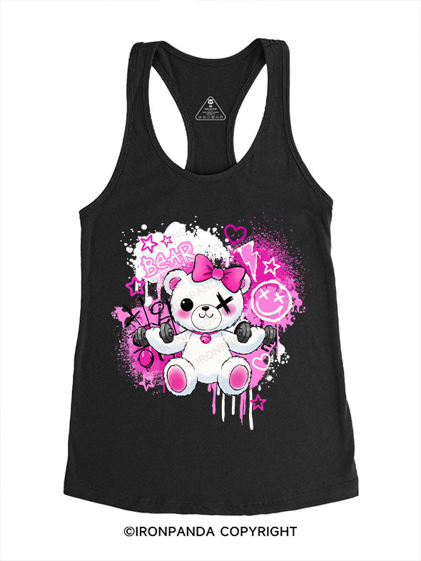 bear Gym Racerback Tank