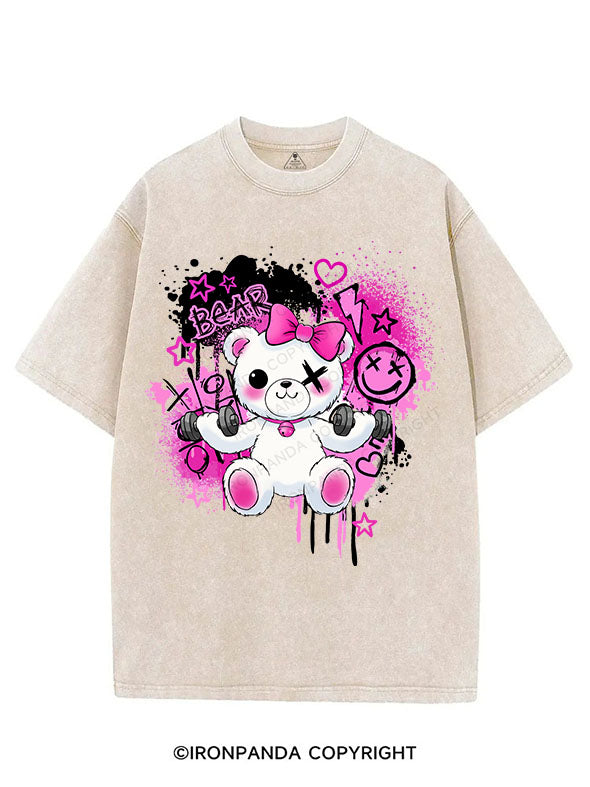 bear VINTAGE GYM SHIRT