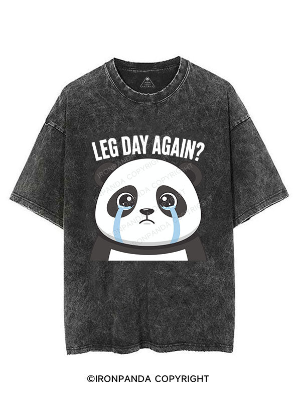 leg day again? VINTAGE GYM SHIRT