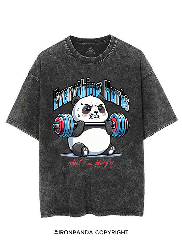 Everything Hurts And I'm Hungry VINTAGE GYM SHIRT