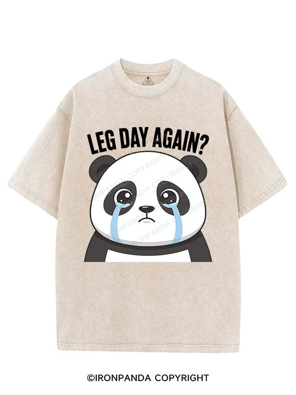 leg day again? VINTAGE GYM SHIRT