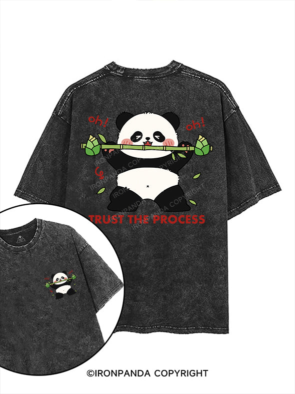 TRUST THE PROCESS printed Gym Shirt