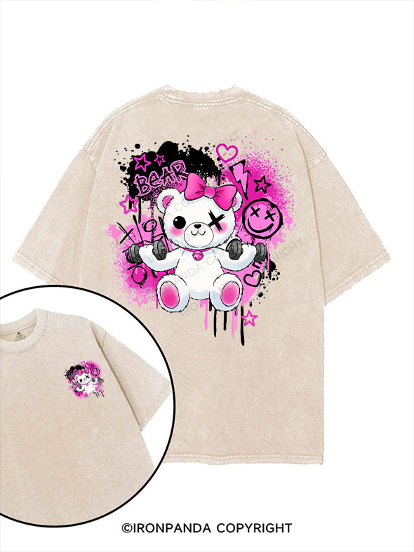 bear printed Gym Shirt