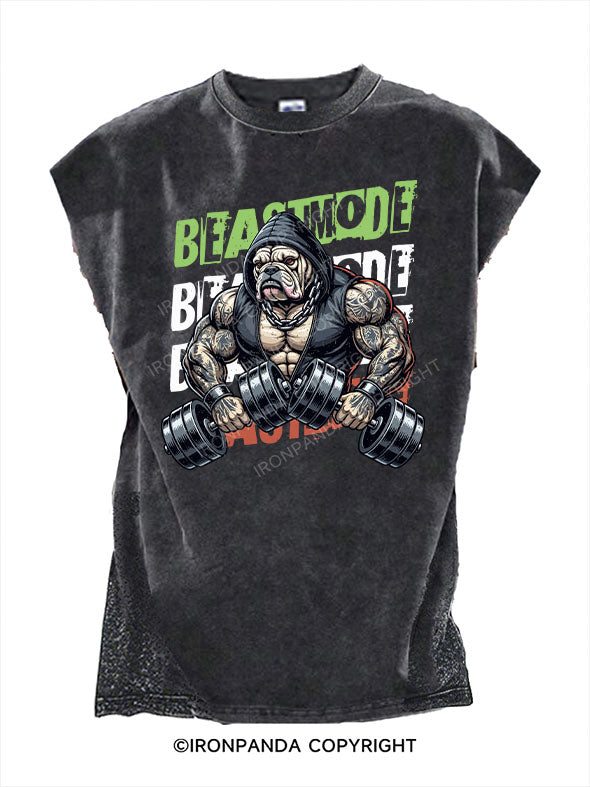 Beast Mode Bulldog Cut Off Tank