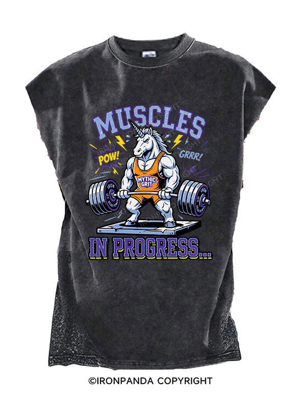muscle in progress Cut Off Tank