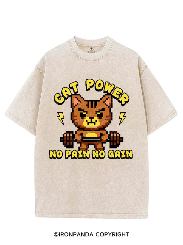 cat power VINTAGE GYM SHIRT