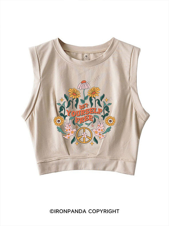 SET YOU FREE SLEEVELESS CROP TOPS