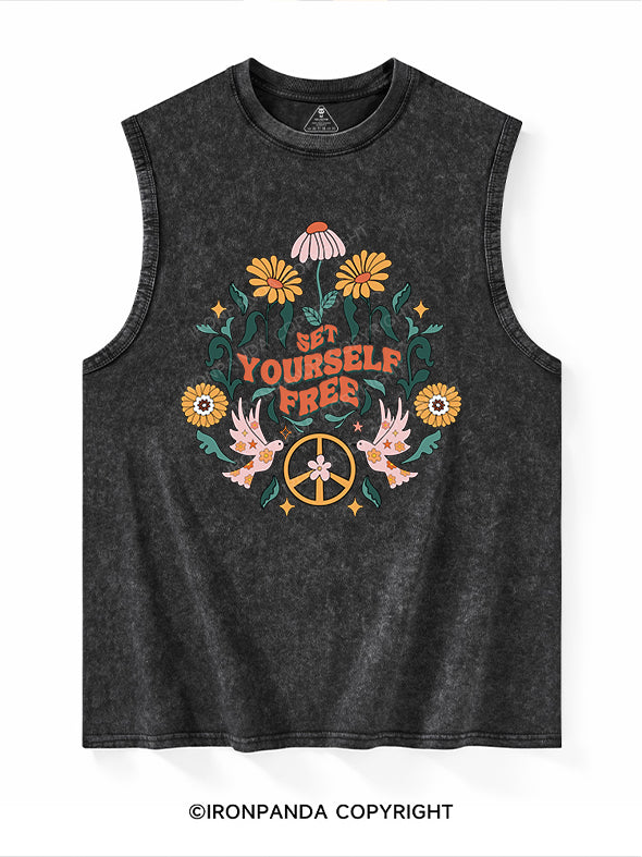 SET YOU FREE Washed Tank