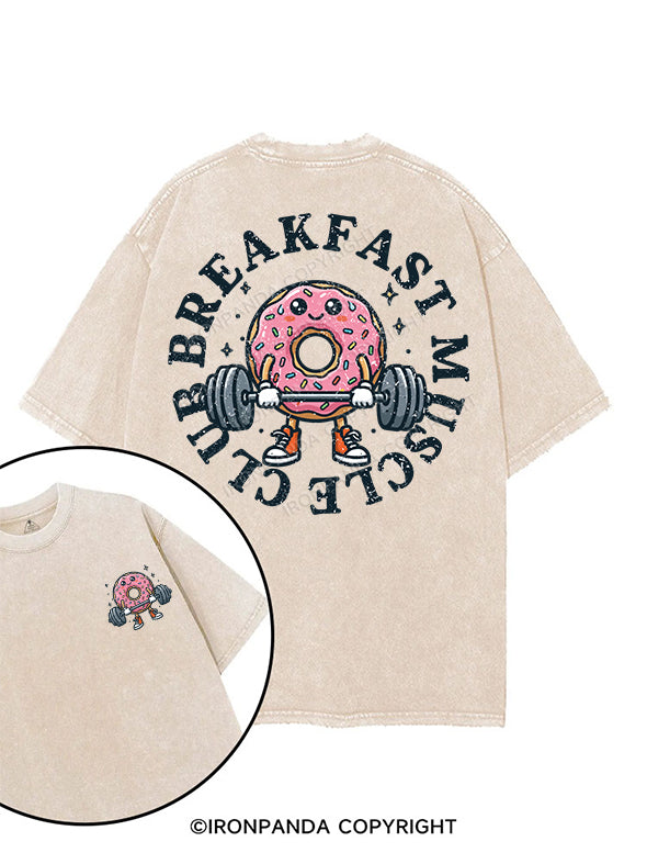 Donut Give Up printed Gym Shirt