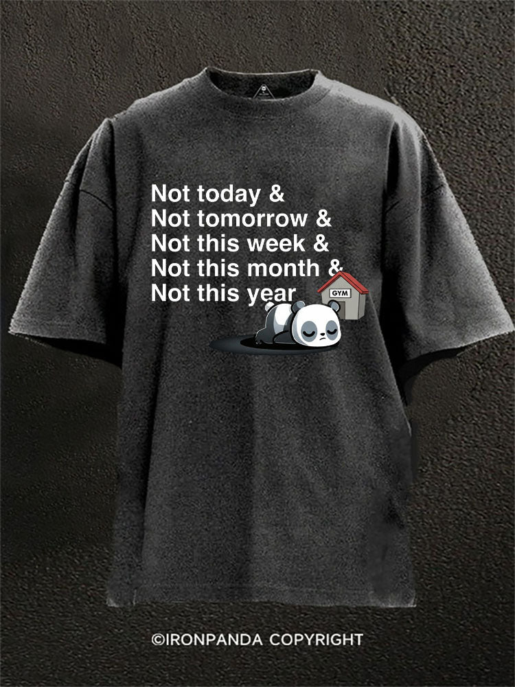 Maybe Another Day Washed Gym Shirt