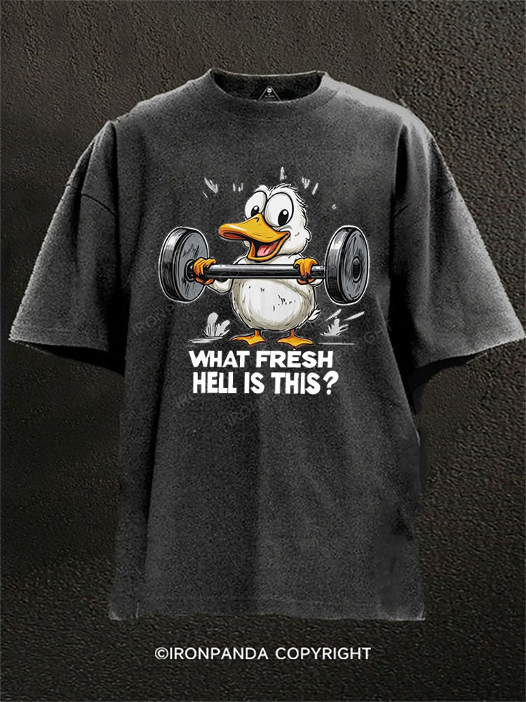 What Fresh Hell Is This? Washed Gym Shirt