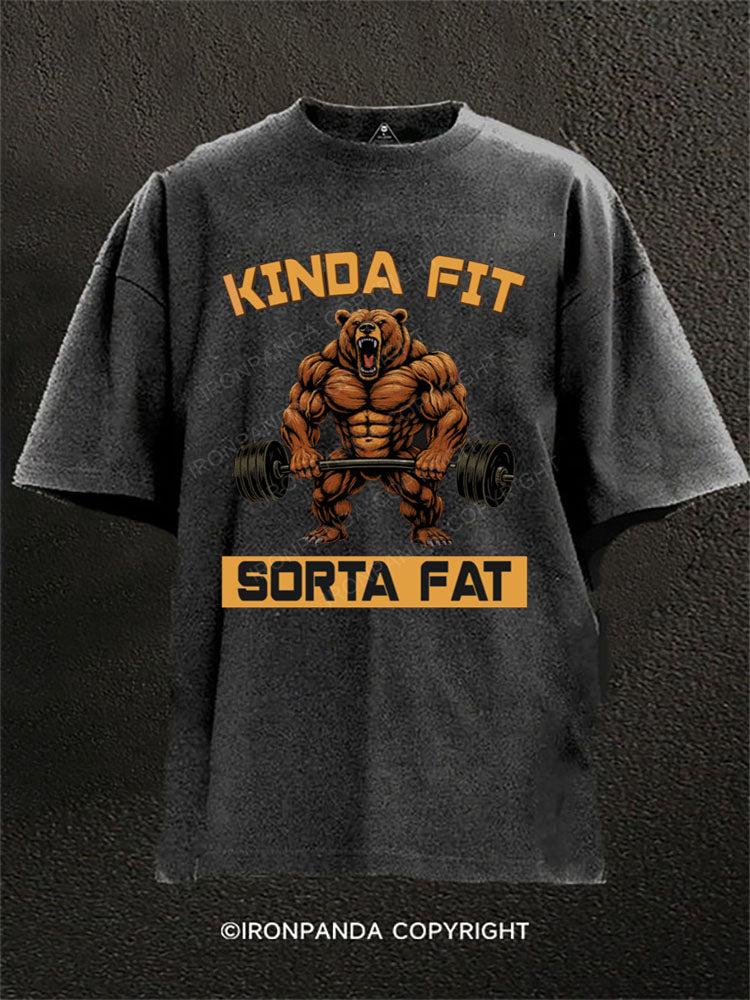 KINDA FIT SORTA FAT Washed Gym Shirt