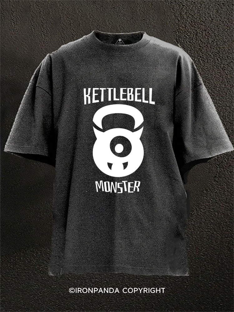 KETTLEBELL MONSTER Washed Gym Shirt