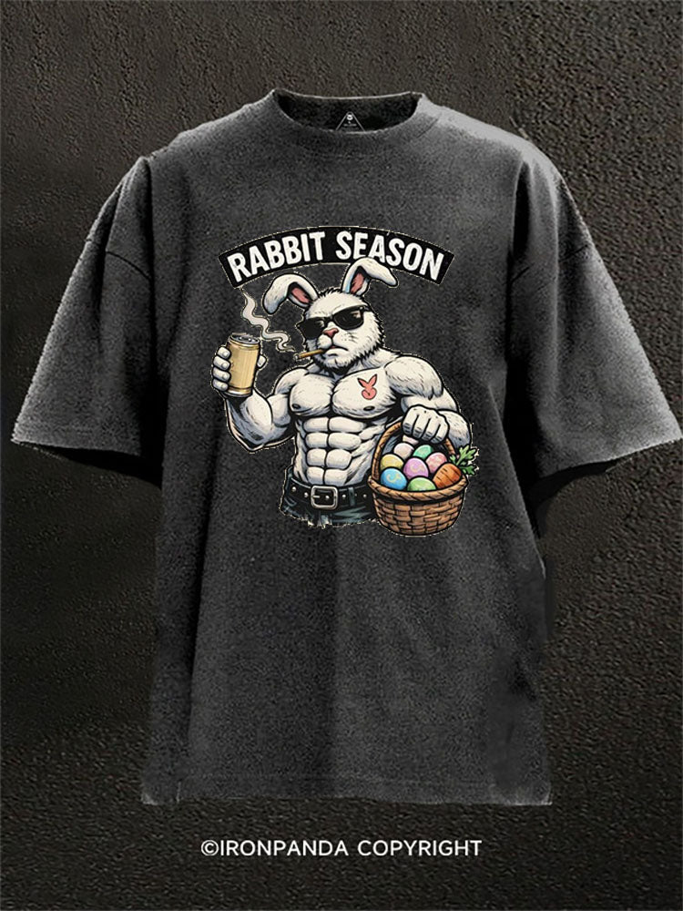RABBIT SEASON Washed Gym Shirt