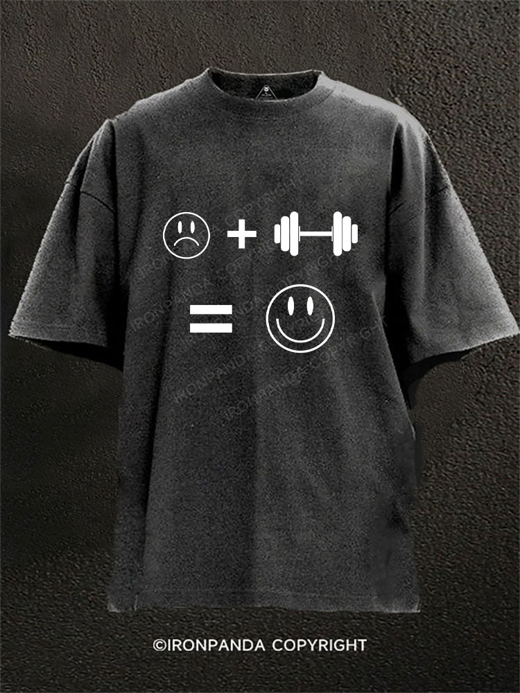 gym Is My Therapy Washed Gym Shirt