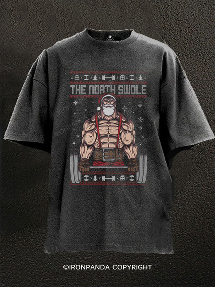 THE NORTH SWOLE Washed Gym Shirt