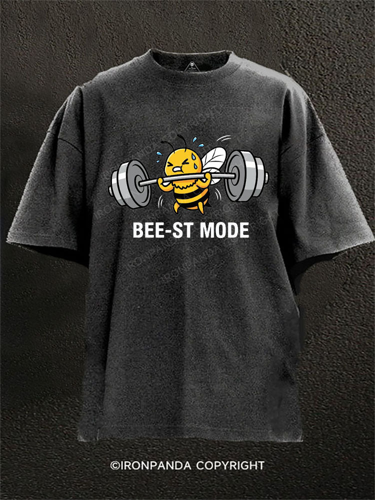 BEE‑ST MODE Washed Gym Shirt