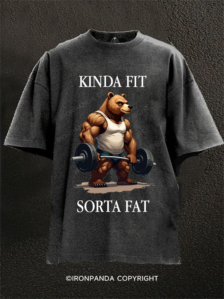 KINDA FIT SORTA FAT Washed Gym Shirt