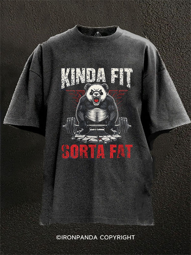 KINDA FIT SORTA FAT Washed Gym Shirt