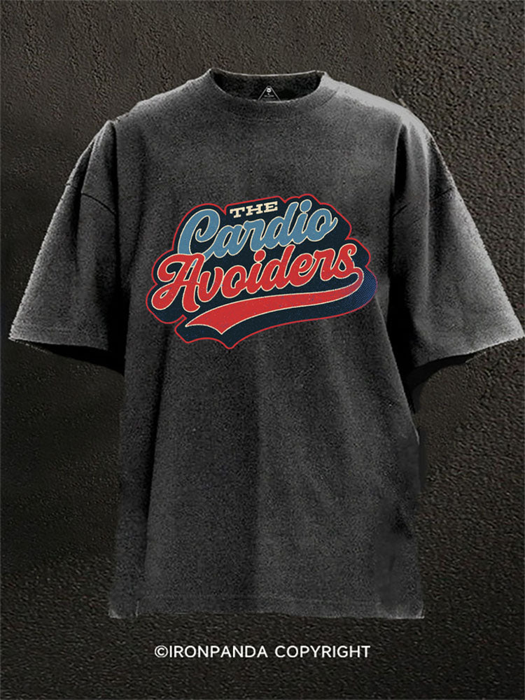 THE CARDIO AVOIDERS Washed Gym Shirt