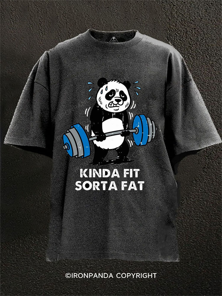 Kinda Fit Sorta Fat  Washed Gym Shirt