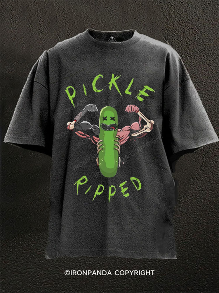 Pickle Ripped Washed Gym Shirt