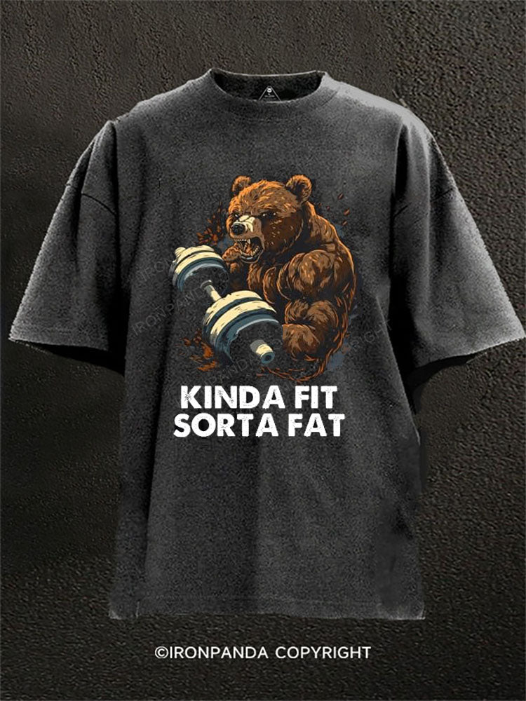 KINDA FIT SORTA FAT Washed Gym Shirt