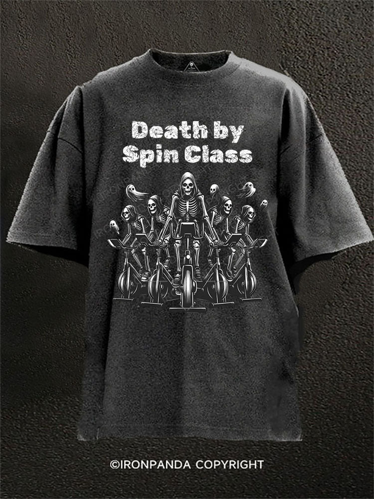 Death by Spin Class Washed Gym Shirt