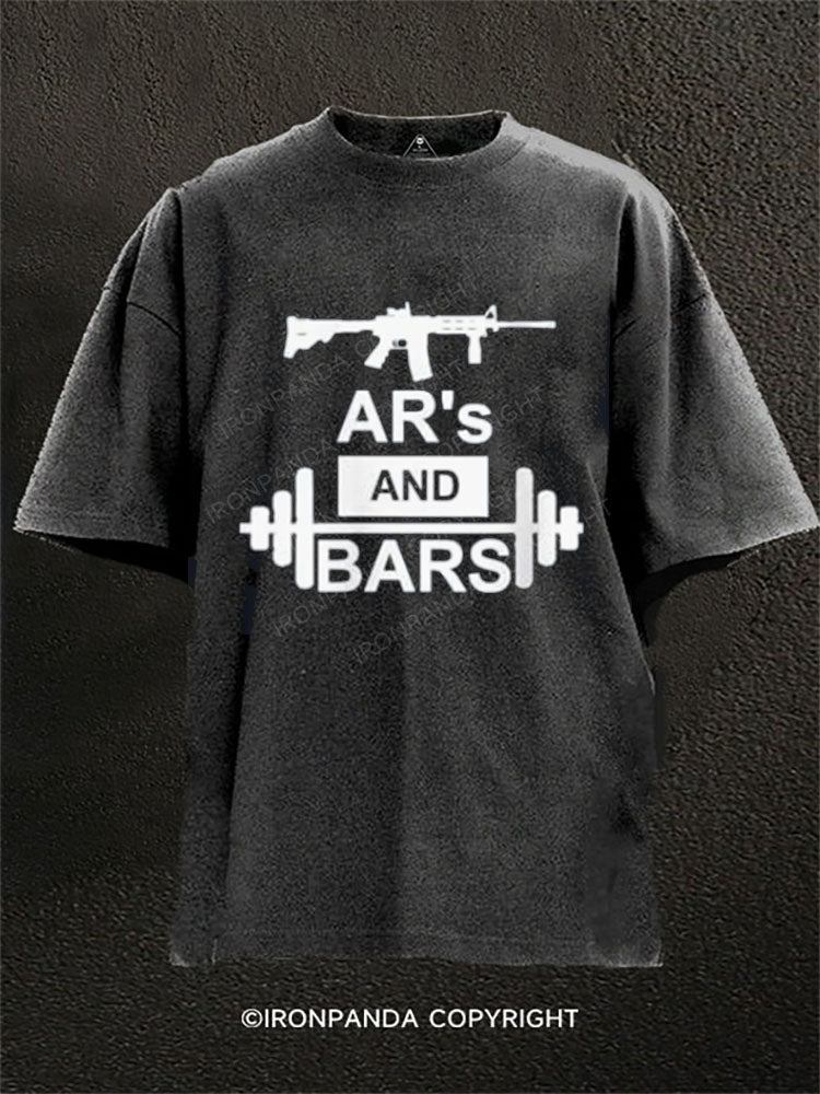 AR's AND BARS Washed Gym Shirt